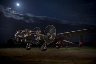 Looks like a CGI model - but it's real - Lancaster, East Kirkby, Sep 2016