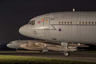 Three generations of RAF tanker - Tristar, Victor K2, VC10, Bruntingthorpe, Mar 2016