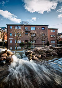 Flood defences, Kenley