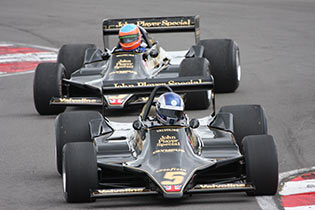 Lotus classic F1 cars