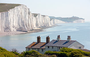 Seven Sisters from Seaford Head, April 2011