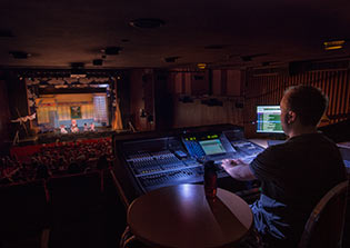 The main production mixing desk