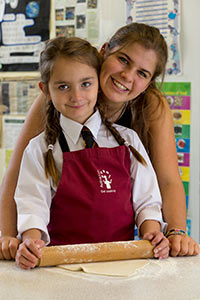 Students making pastry